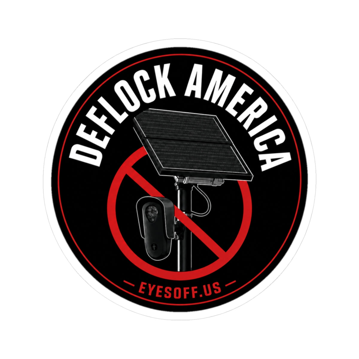 Deflock America Sticker