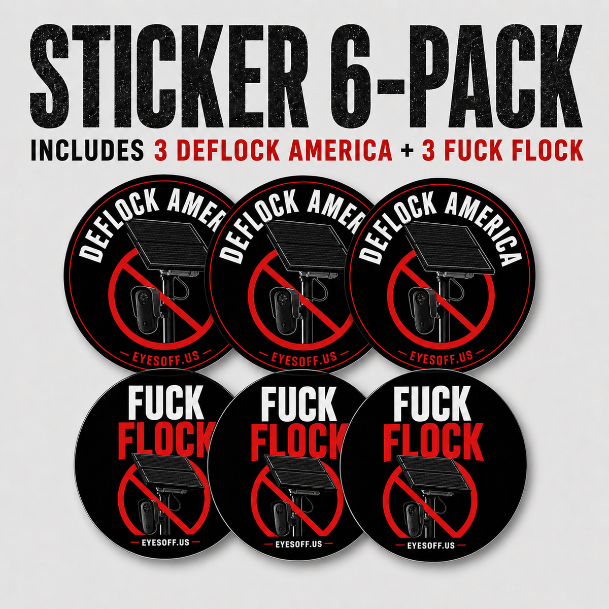 Sticker 6-Pack (Both Designs)